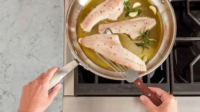 Rockfish overhead cooking